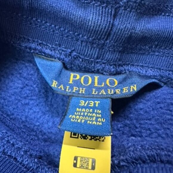 Ralph Lauren Polo Sweatsuit Blue Distressed Look Size 3T - Picture 4 of 9